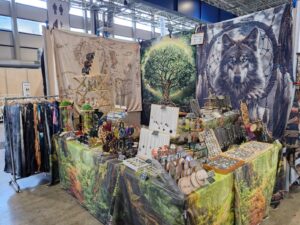 Stand pour les conventions Hero Festival